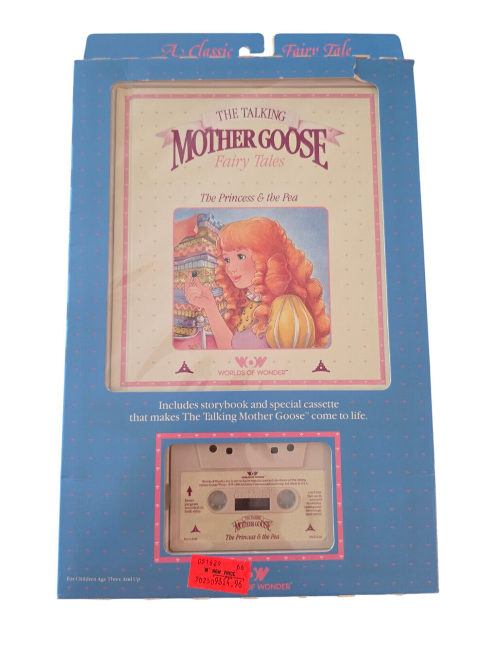 The Talking Mother Goose WOW Book Cassette Tape The Princess and the Pea